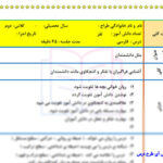 طرح درس مثل دانشمندان فارسی پایه دوم