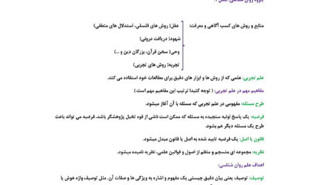 جزوه روانشناسی ویژه کنکور انسانی PDF