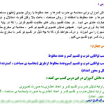 طرح درس روزانه ضرب کسرها ریاضی ششم