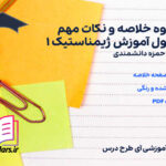 دانلود جزوه خلاصه و نکات مهم اصول آموزش ژیمناستیک 1 حمزه دانشمندی